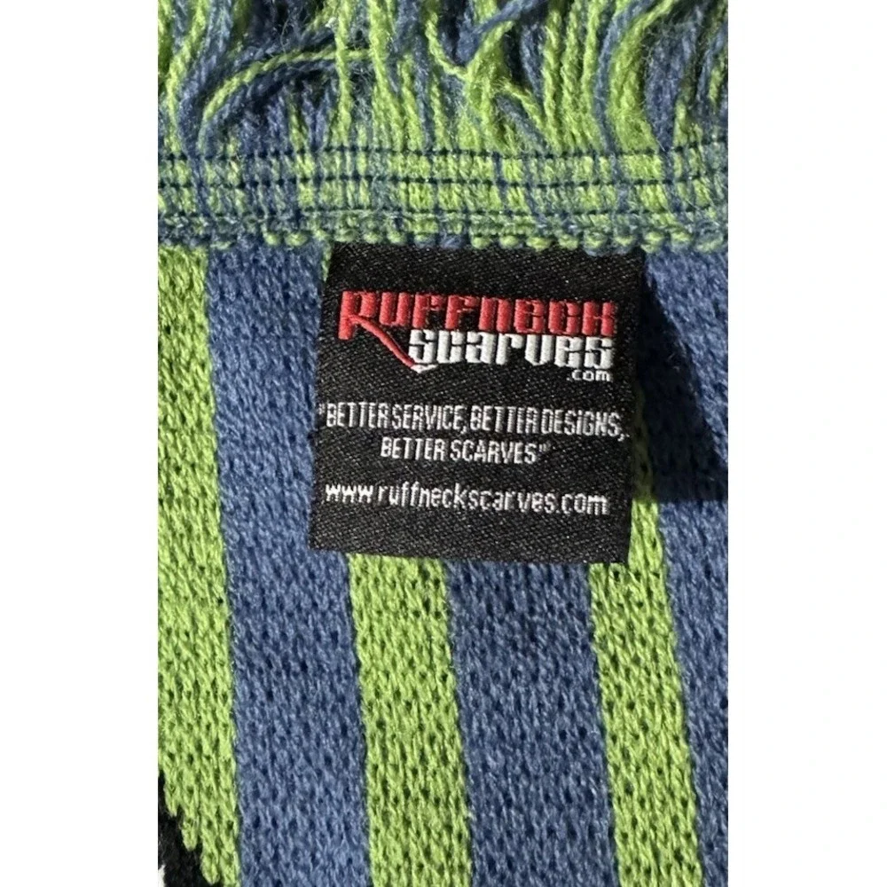 Seattle Sounders FC Ruffneck Scarf OS Green Blue MLS Soccer Skyline Reversible